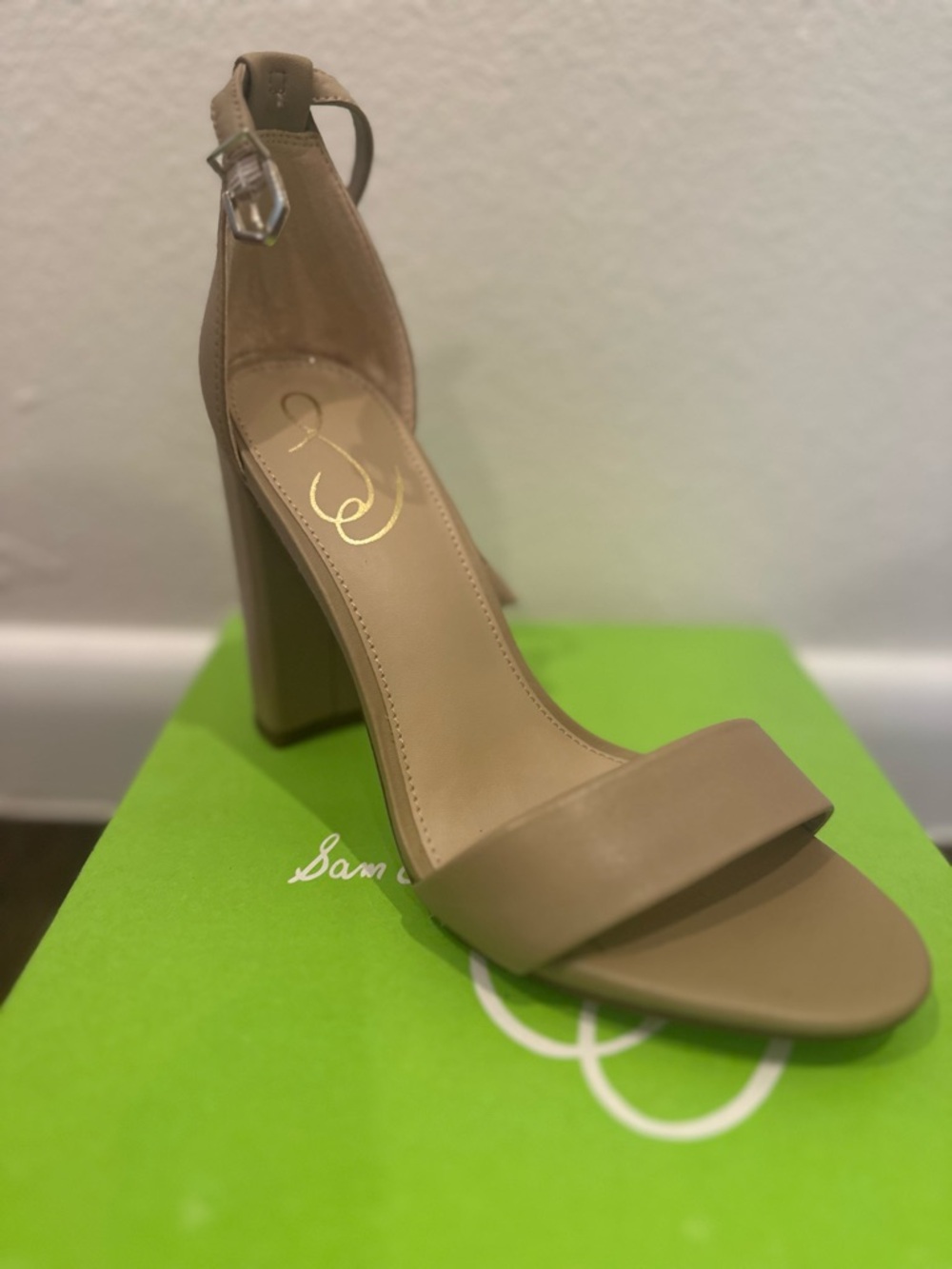 Sam Edelman Lime Green Branded Shoe Box
